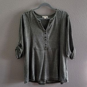 Ultra.soft green top